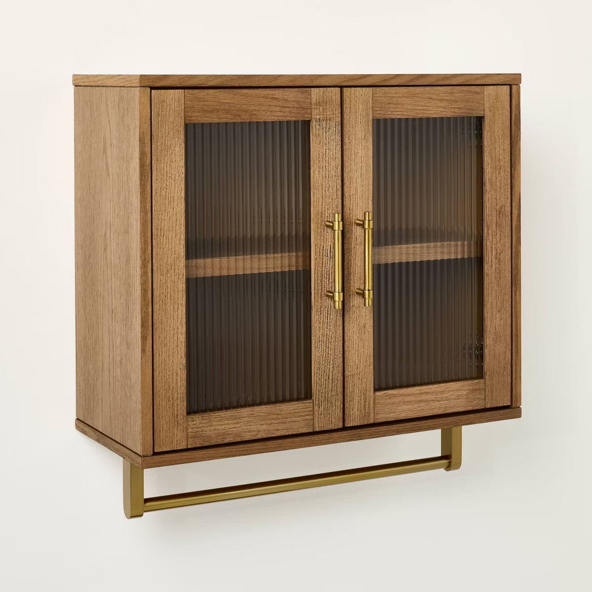 Reeded Glass Bathroom Wall Cabinet - Hearth & Hand™ with Magnolia | Target