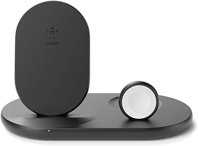 Belkin 3-in-1 Wireless Charger (Wireless Charging Station for iPhone, Apple Watch, AirPods) Wirel... | Amazon (US)