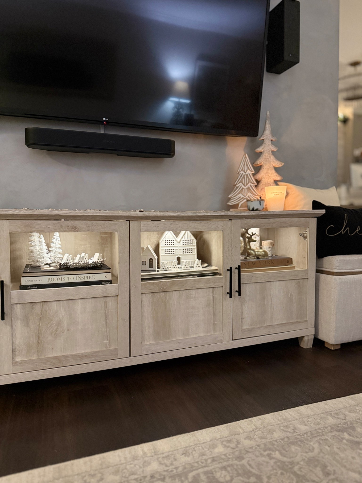 Changing up the cabinet Decorations every Christmas! 


#LTKSeasonal #LTKHoliday #LTKCyberWeek