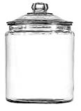 Anchor Hocking 2 Gallon Heritage Hill Glass Jar with Lid (2 piece, all glass, dishwasher safe) | Amazon (US)