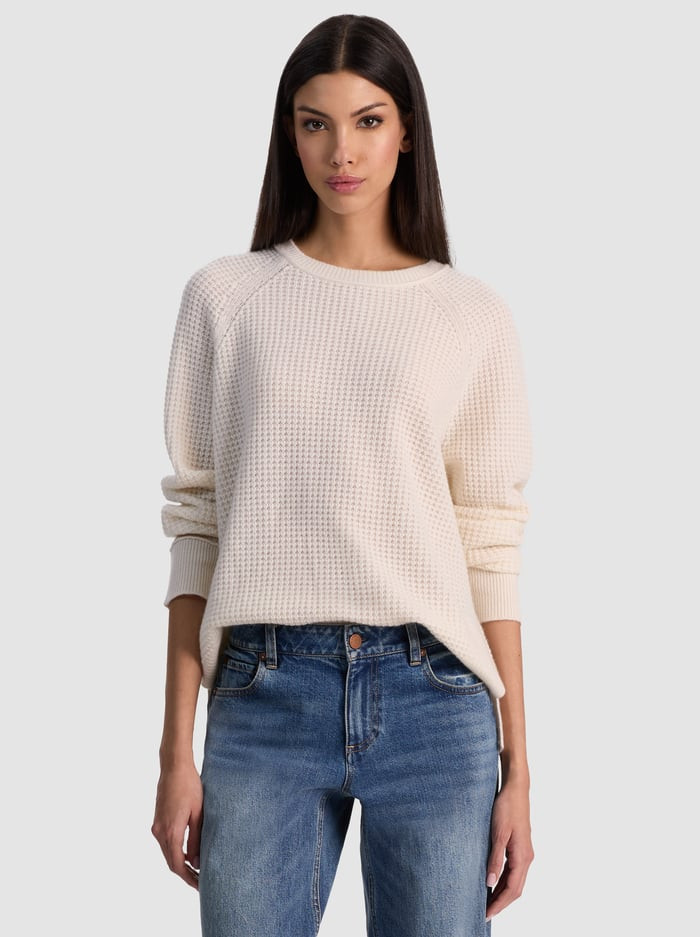 COLIN RELAXED RAGLAN CREWNECK | Alice + Olivia