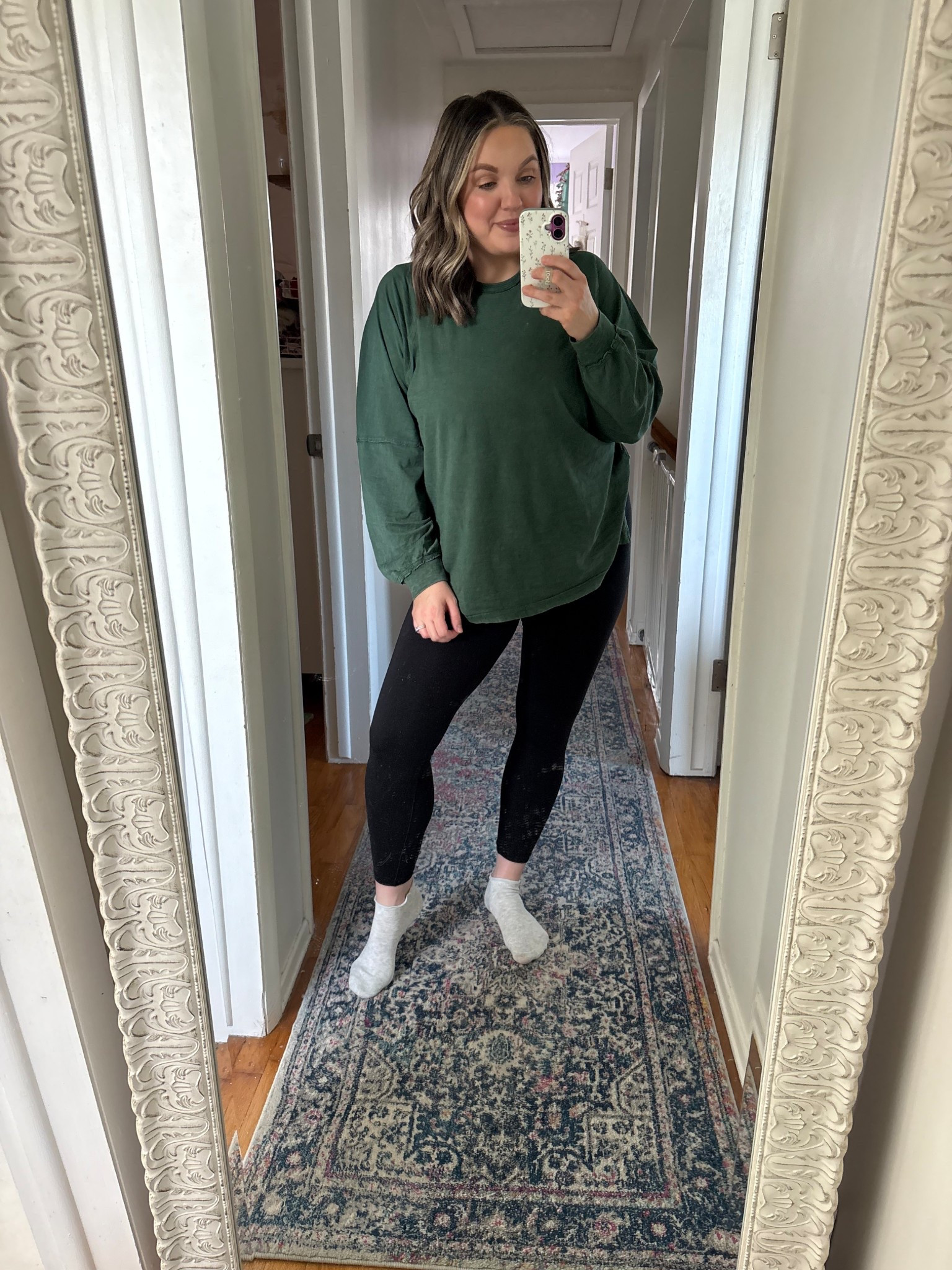 Top- small 
Leggings - large 




#LTKootd #LTKdayinmylife #LTKmomlife