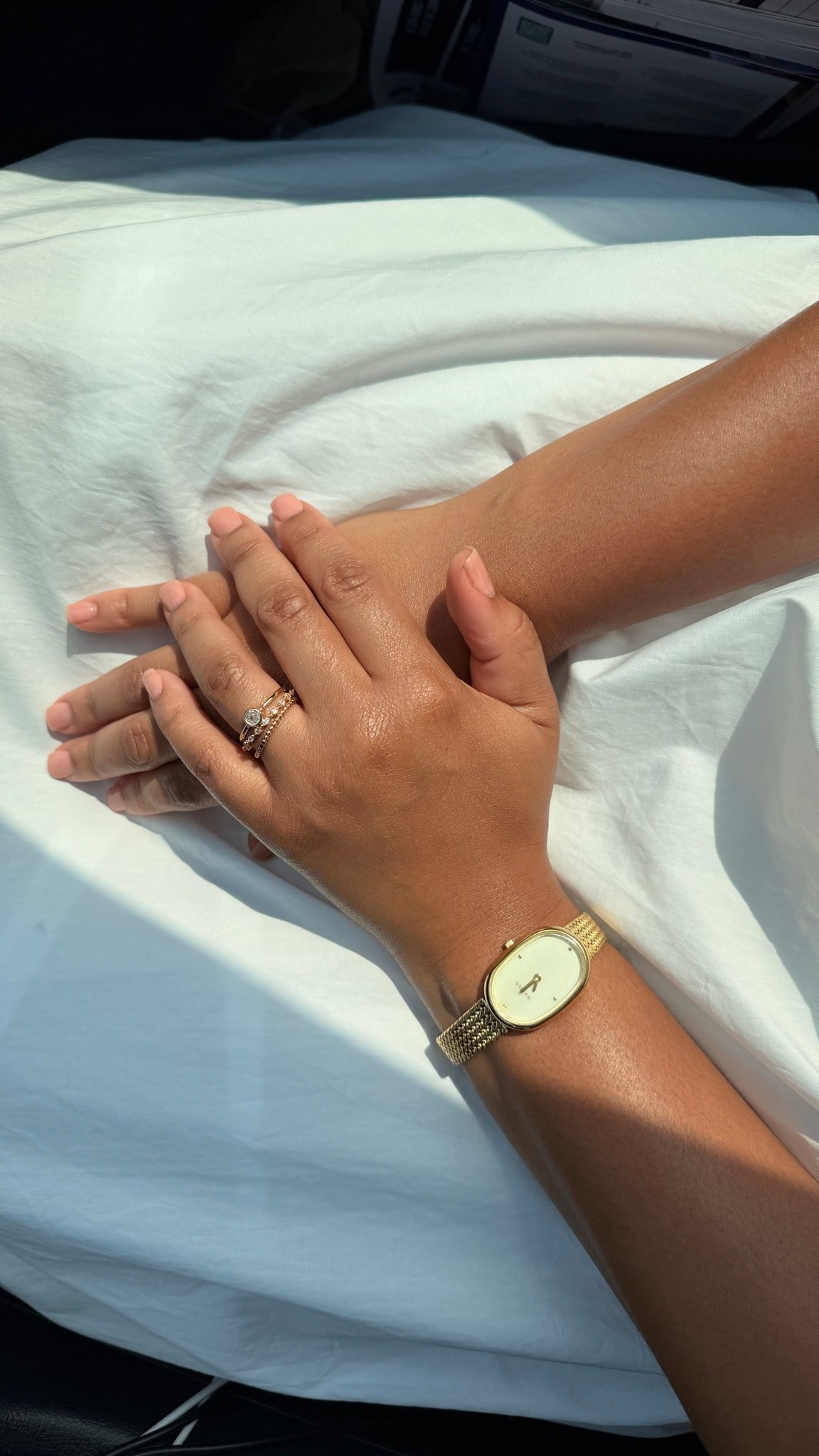 Gold accessories with a storied elegance.