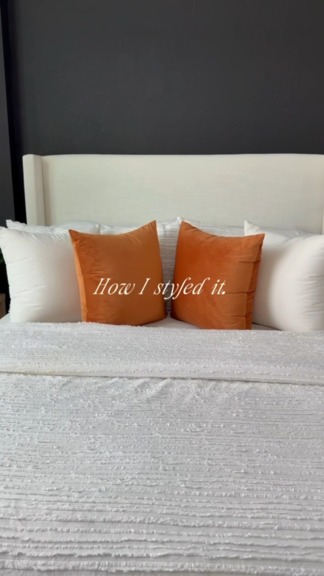 This Joss & Main bed frame completely transformed the space. So happy with how this styling turned out! @Wayfair #bedroomdecor #wayfair #homestyling

#LTKHome #LTKOver40