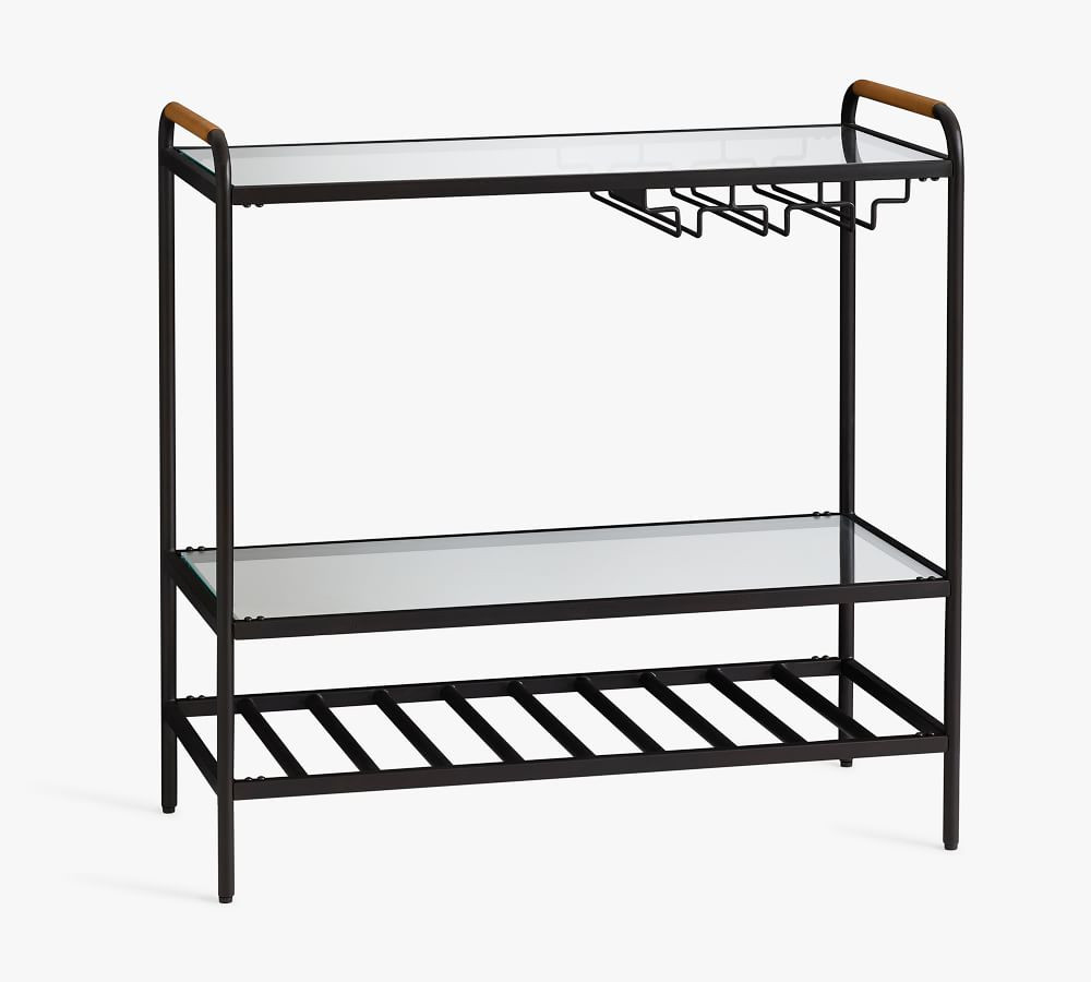 Hugo 35" Metal Bar Console | Pottery Barn (US)