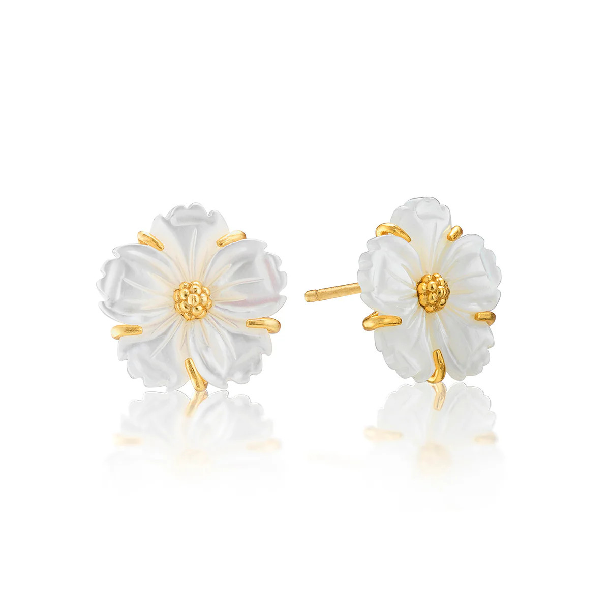 Mermaid Garden Petite Stud Earrings | Over The Moon