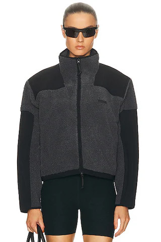 Teddy Boxy Zip Up Jacket | FWRD 