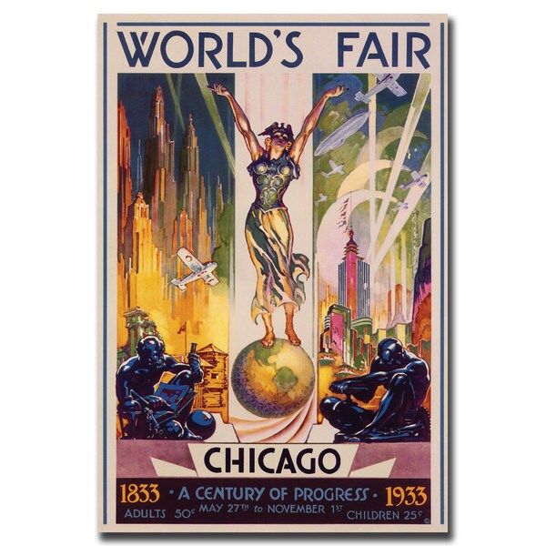 Glen Sheffer 'World's Fair Chicago' Canvas Wall Art | Bed Bath & Beyond
