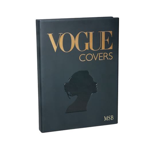 Vogue Covers Leather Book | Pottery Barn (US)