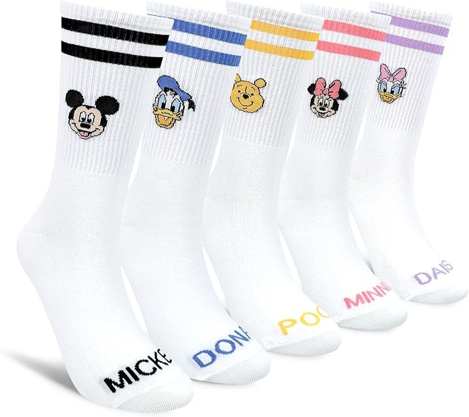 Cartoon Character Series Women's Original Crew Socks | Amazon (US)