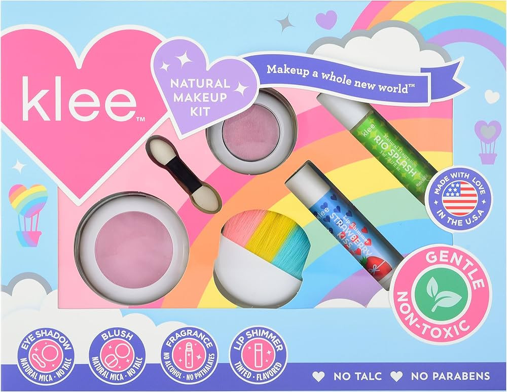 Klee Naturals Mineral Makeup Kit. Gentle and Non-Toxic. Kid-Friendly. Made in USA. (After the Rai... | Amazon (US)