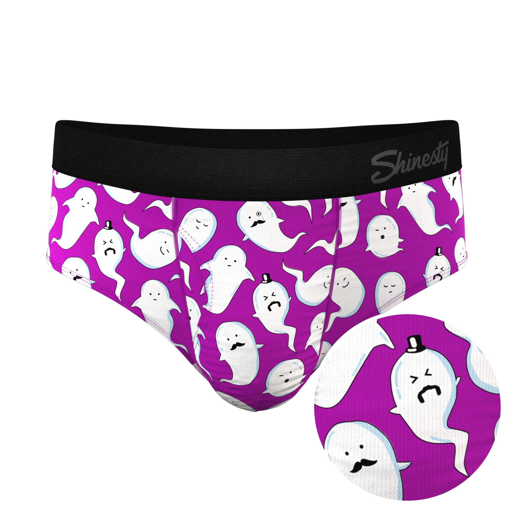 Ghost Print Ball Hammock® Pouch Underwear Briefs | Shinesty