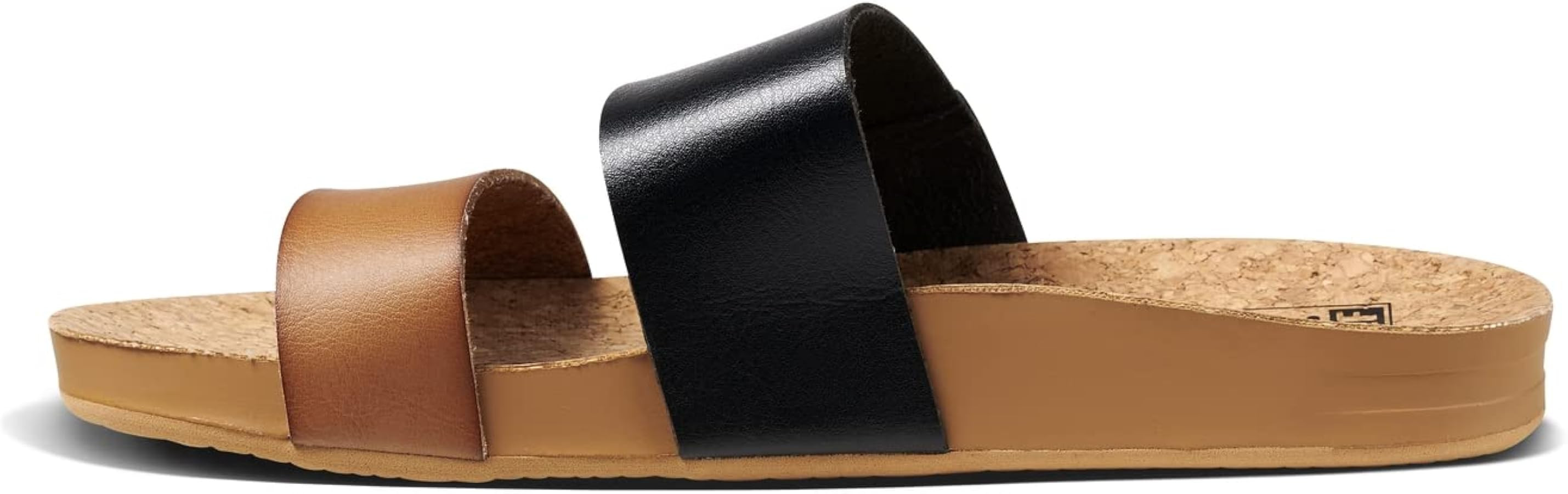 Reef Womens Vista Vegan Leather Slides With Cushion Bounce Footbed Sandals | Amazon (US)