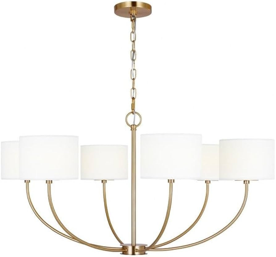 Generation Lighting-Sawyer-6 Light Medium Chandelier in Transitional Style-25 Inch Tall and 36 In... | Amazon (US)