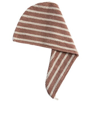 Parachute Organic Resort Stripe Hair Wrap in Adobe & Butter from Revolve.com | Revolve Clothing (Global)