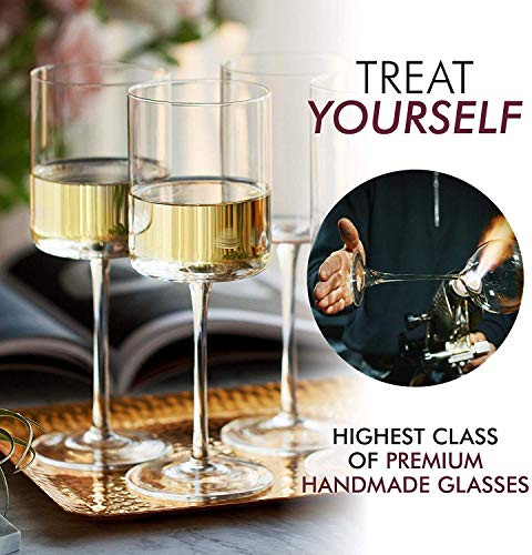 Wine Glasses, Large Red Wine or White Wine Glass Set of 4 - Unique Gift for Women, Men, Wedding, ... | Amazon (US)