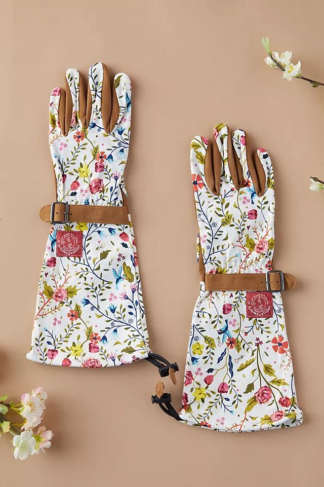 Long Floral Garden Gloves | Anthropologie (US)