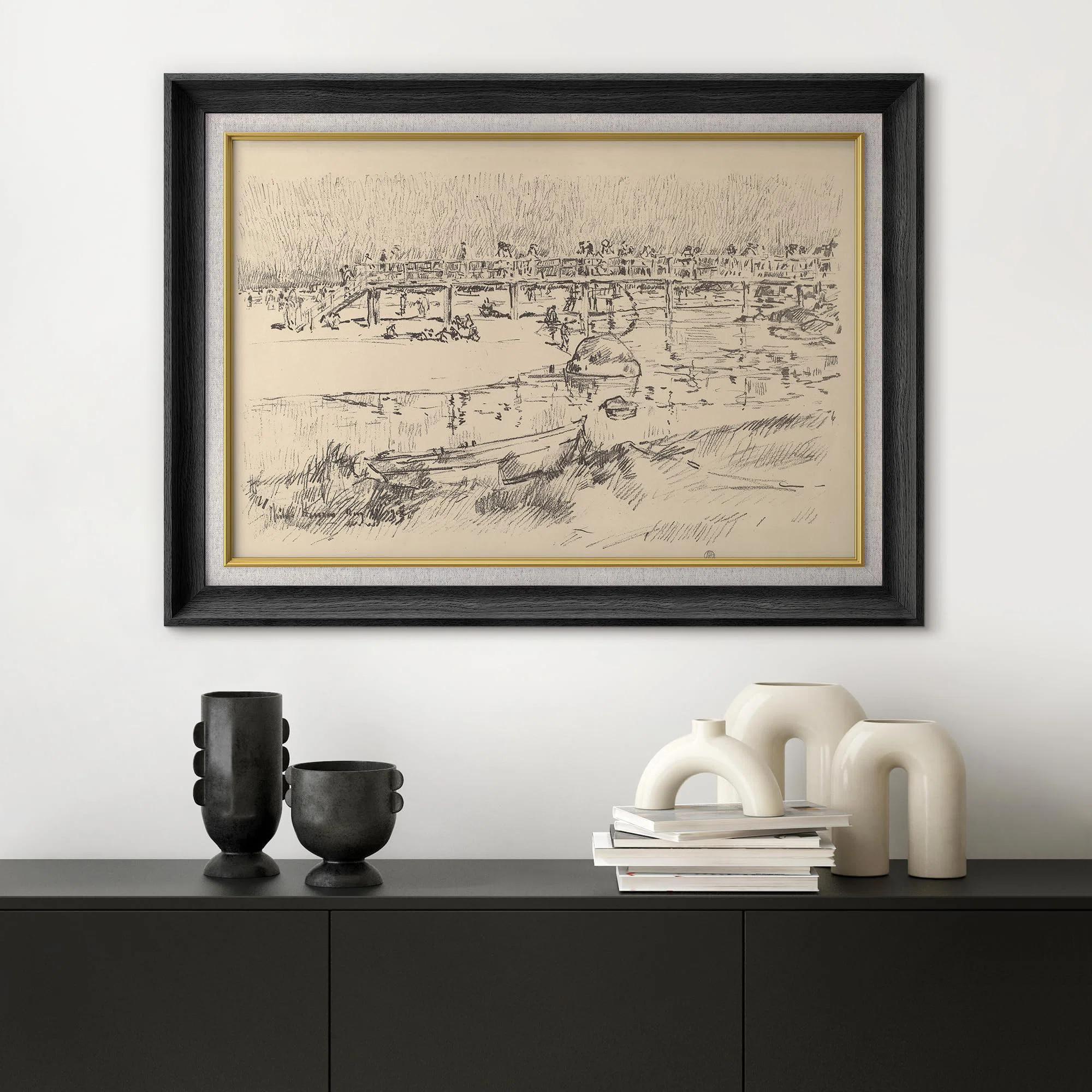 " Sketch Rustic Country Landscape " | Wayfair North America