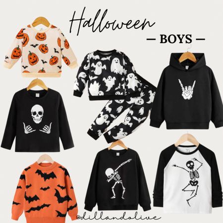 Halloween Outfits for Boys | Halloween Graphic Tees | Halloween 2 piece Set | Halloween Sweatshirts | Skeleton Shirt#LTKFind 

#LTKfamily #LTKHalloween #LTKSeasonal