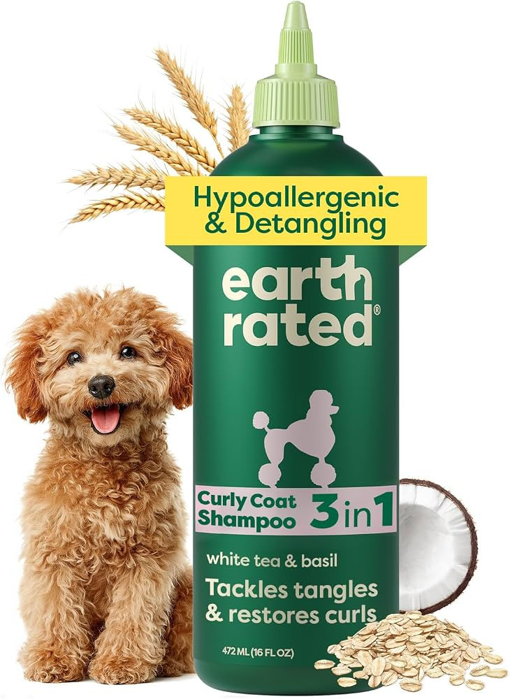 Earth Rated Dog Detangler Shampoo & Conditioner, Hypoallergenic 3-in-1 for Dogs & Puppies, Deodor... | Amazon (US)