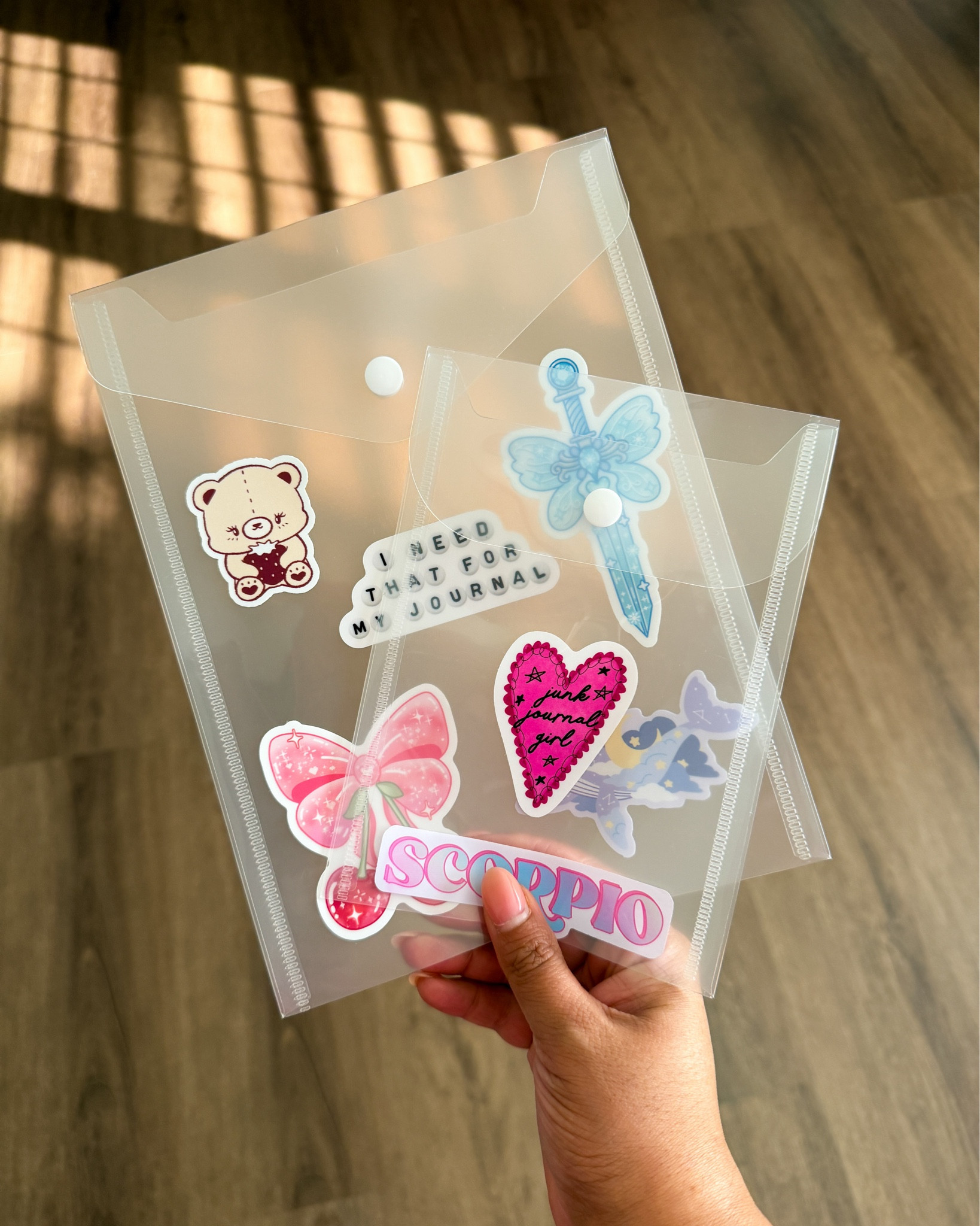 Decorated a couple clear envelopes with cute and whimsy stickers to hold junk journal things while I travel and am out and about 🌸

#LTKHome #LTKselfcare #LTKdayinmylife