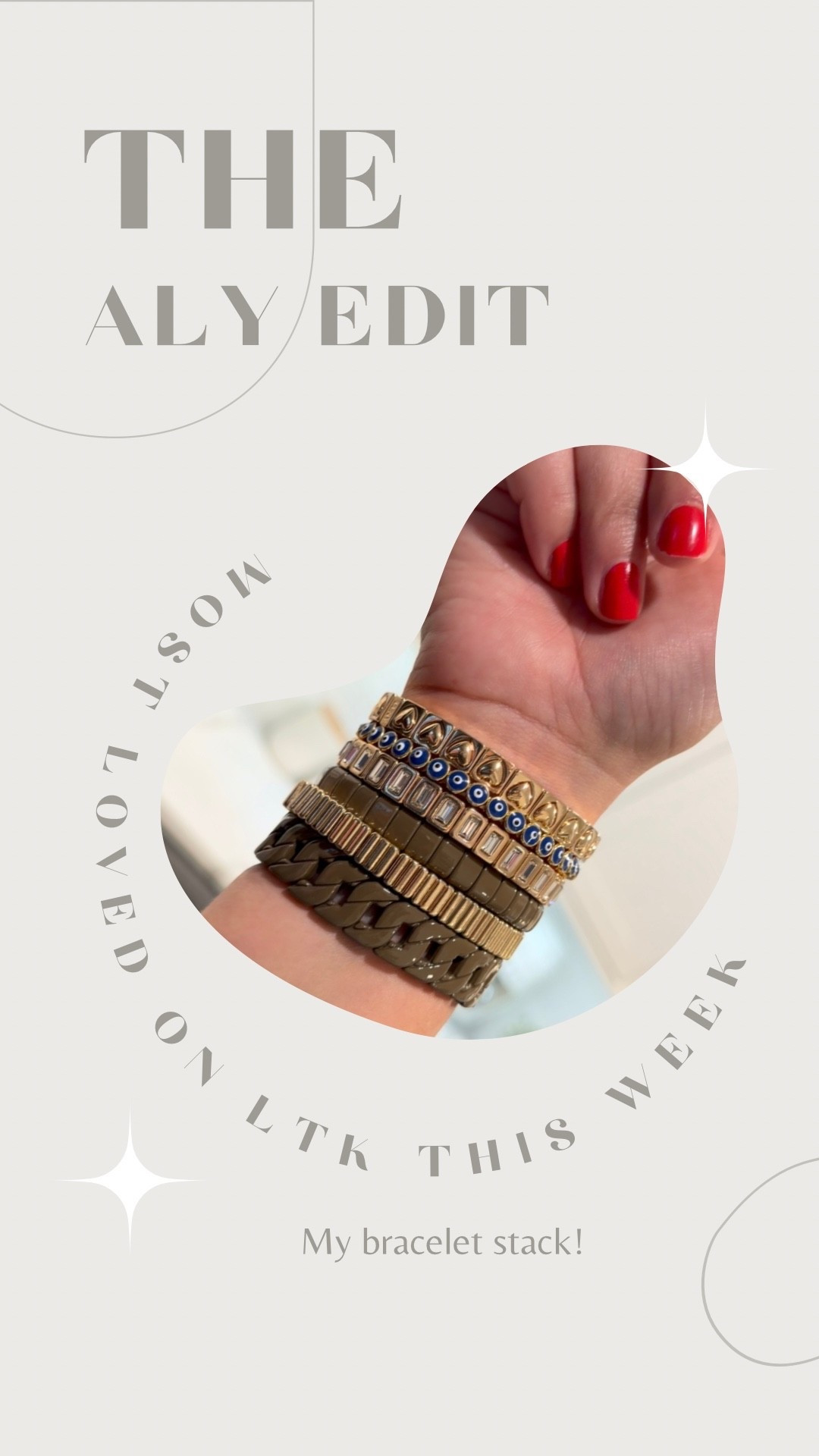 Most loved on my LTK this week- my bracelet stack from La Lumiere! 