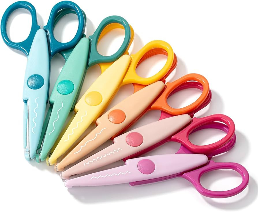 Mr. Pen Craft Scissors - Decorative Edge, 6 Pack, Zig Zag, Scrapbooking, Fancy, Pattern, Design | Amazon (US)