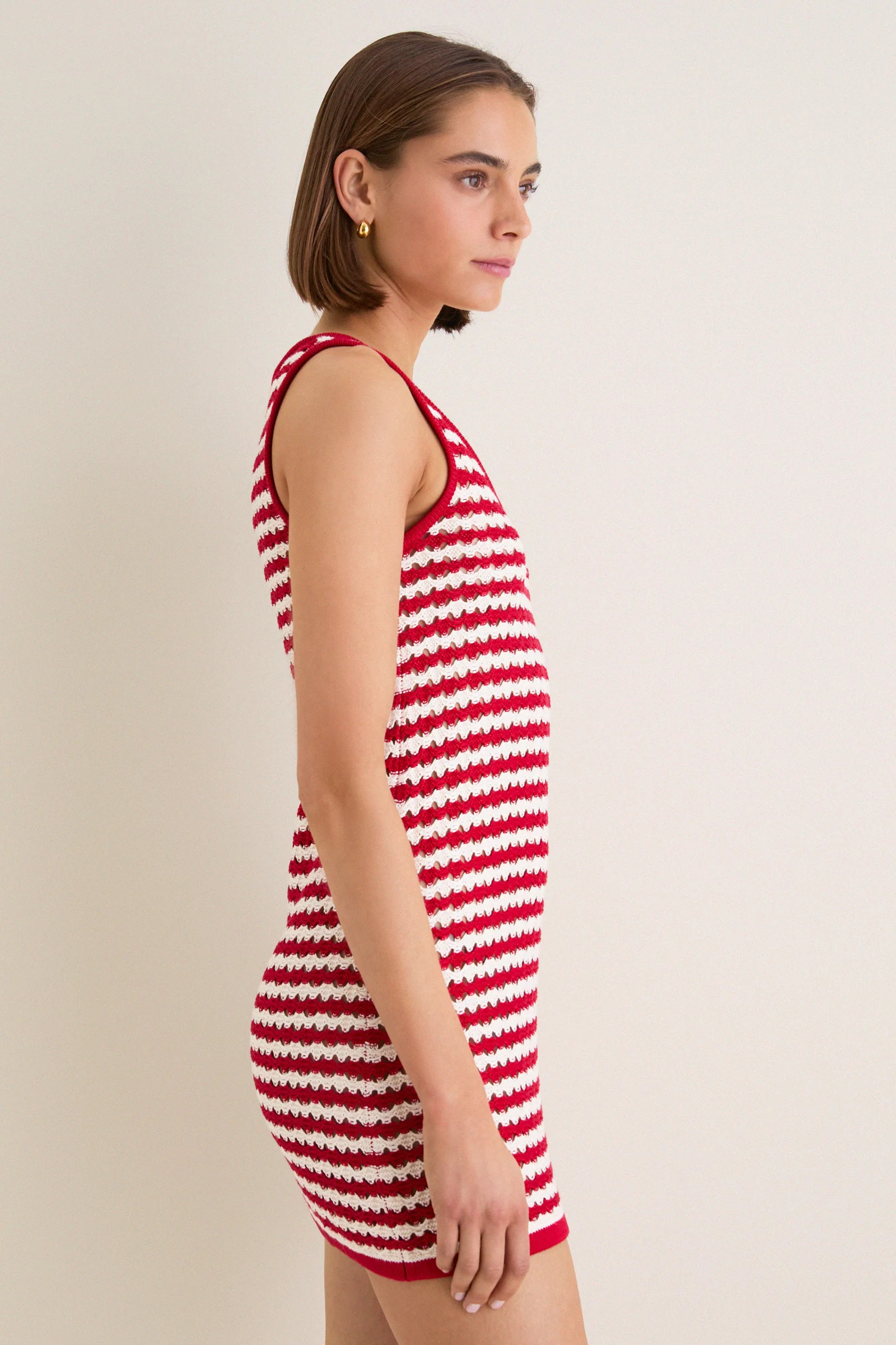 Avenue Stripe Knit Michaels Mini Dress | Tuckernuck (US)