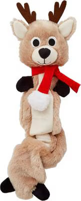 Frisco Holiday Reindeer Bungee Plush Squeaky Dog Toy, Small/Medium | Chewy