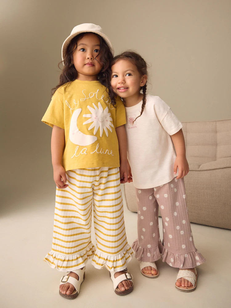 Neutral Top & Trousers Set 2 Pack (3mths-7yrs) | Next US