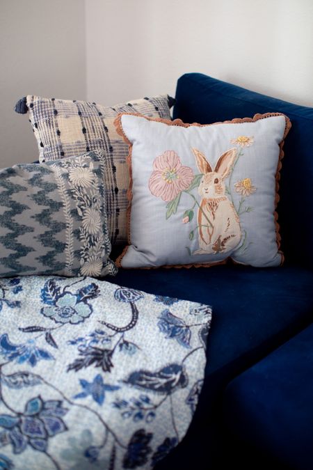 Sweetest blue bunny pillow 

#LTKSeasonal #LTKfindsunder50 #LTKhome