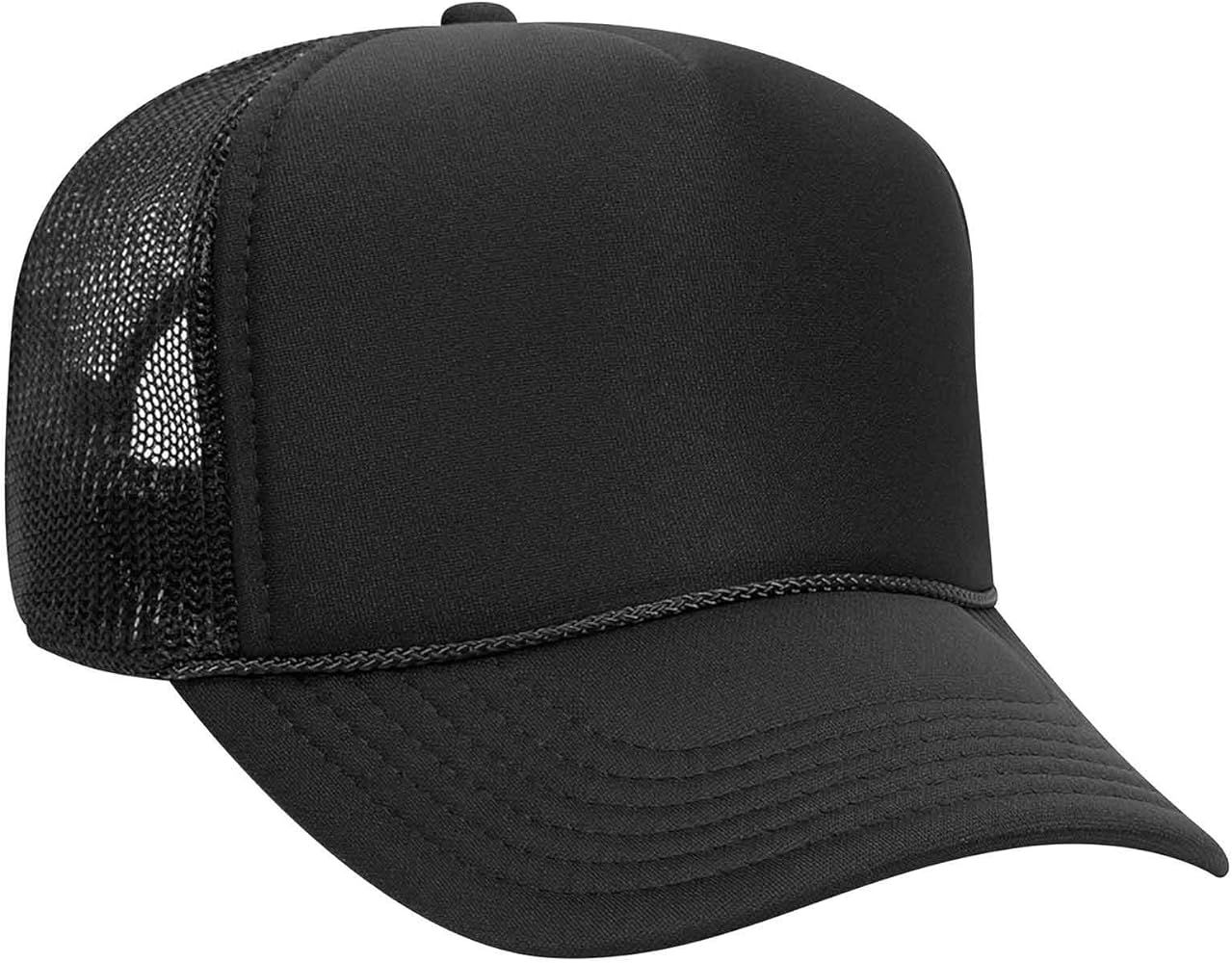 Trucker Hat, Stiff Structured Front Panels Baseball Golf Dad Cap, Breathable Mesh Side, Adjustabl... | Amazon (US)