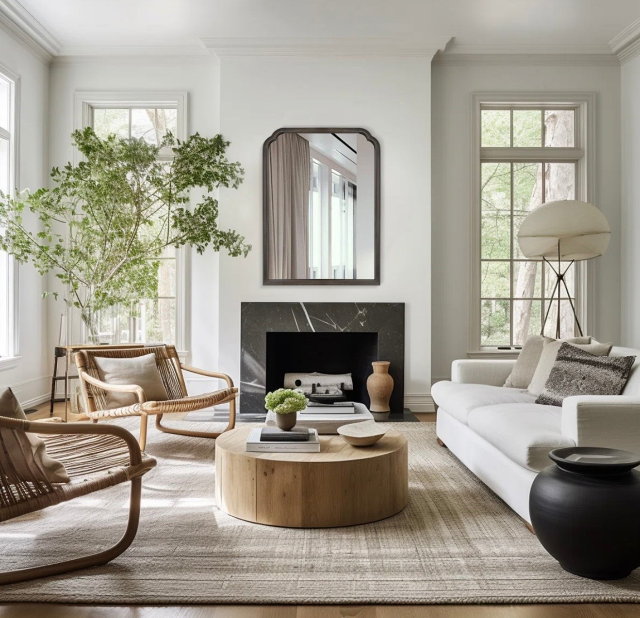 Wood accent wall mirror ✨

#LTKU #LTKHome #LTKFamily