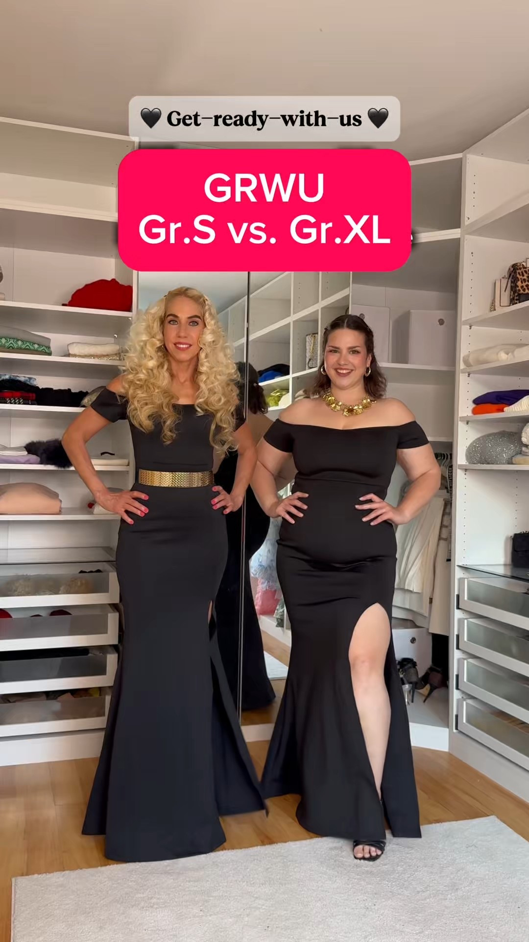 Wir tragen Gr.S + Gr.XL

#LTKkleider #LTKdeutschland