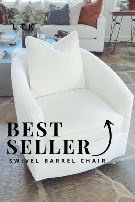 We our our swivel barrel chair! The pair of two is perfect for our living room. 👏🏻

#swivelrocker #barrelchair #officechair #sidechair

#LTKover40 #LTKsalealert #LTKhome