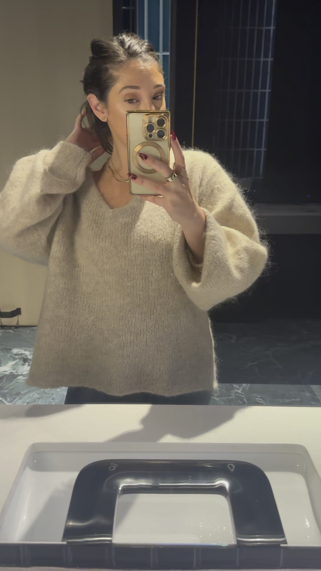 When I’m traveling I try to wear something comfortable yet cute. In the winter it’s a bit harder because I am packing sweater so I wear my biggest one if possible. This is a great time to get designer sweater on sale! Knitwear is something that if made well really lasts so look at the fabrics - this is a great option that isn’t designer! It’s mohair and wool and a small percentage of poly. I always look at the fabrics when buying cheaper items but knits are a great way to shop the sales  

#LTKGiftGuide #LTKSeasonal #LTKHoliday