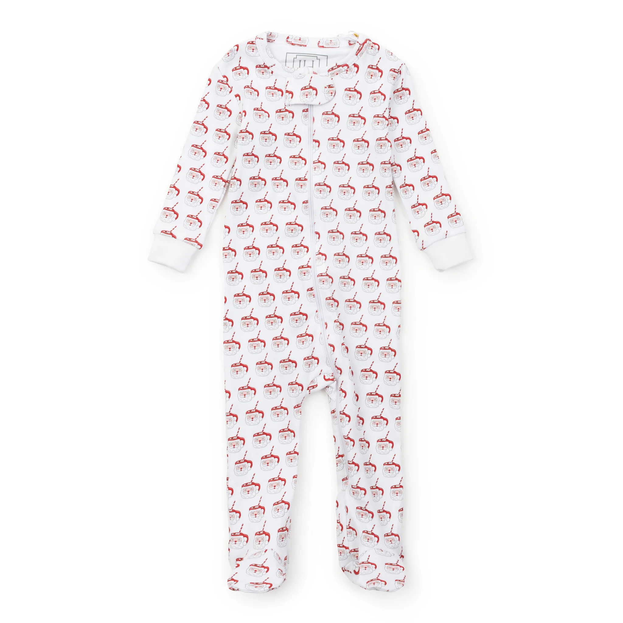 Parker Zipper Pajama - Hot Cocoa Santa | Lila and Hayes