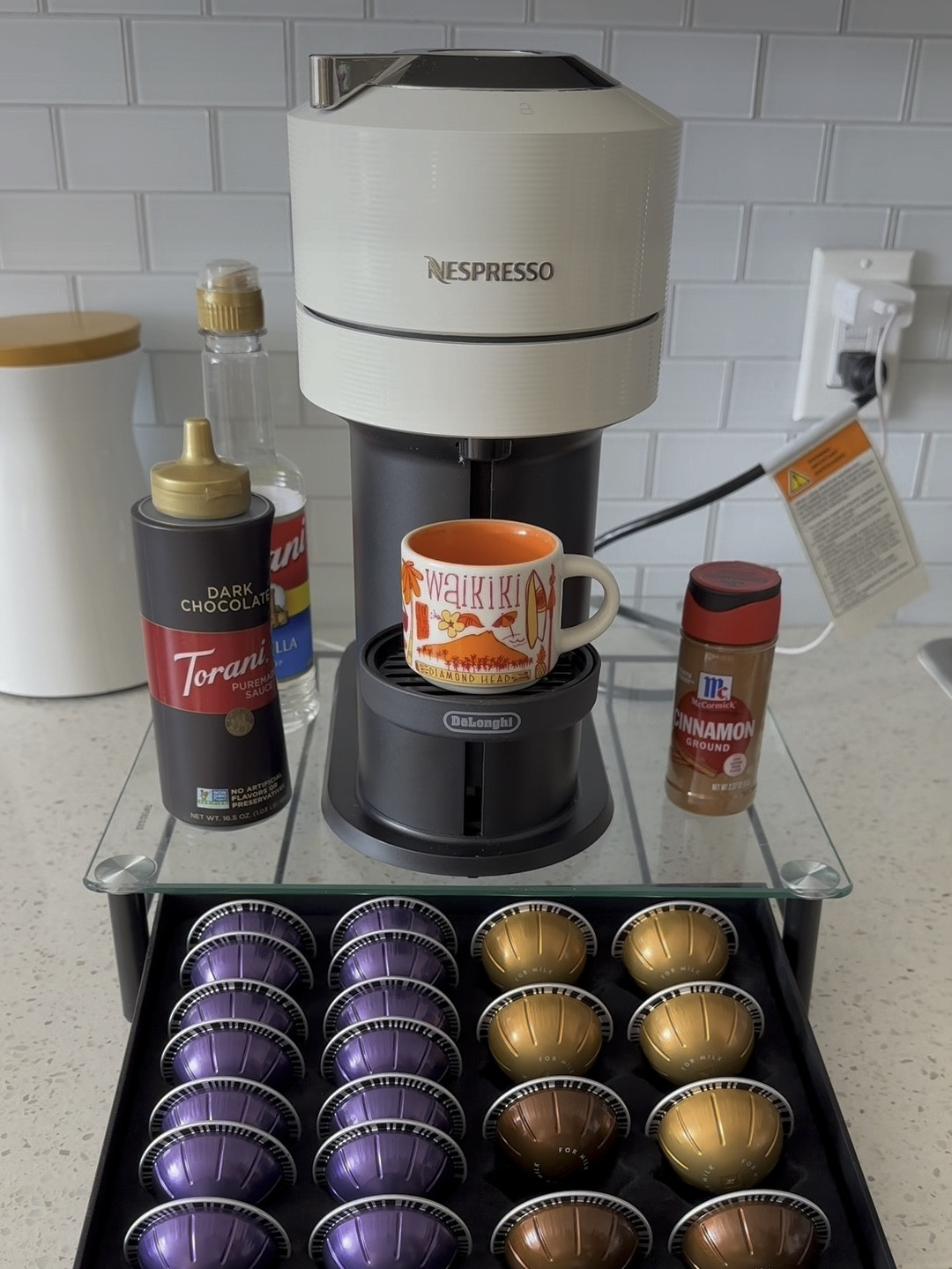 coffee station at home ☕️🫶🏼☁️

nespresso, vertuo, coffee, home, pods organizer and stand

#LTKHome #LTKVideo