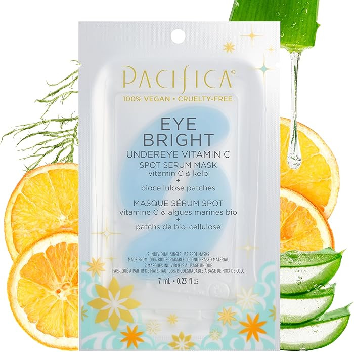 Pacifica Undereye Spot Serum Mask – Vegan & Cruelty-Free Bright Eye Vitamin C Mask for Dark Cir... | Amazon (US)