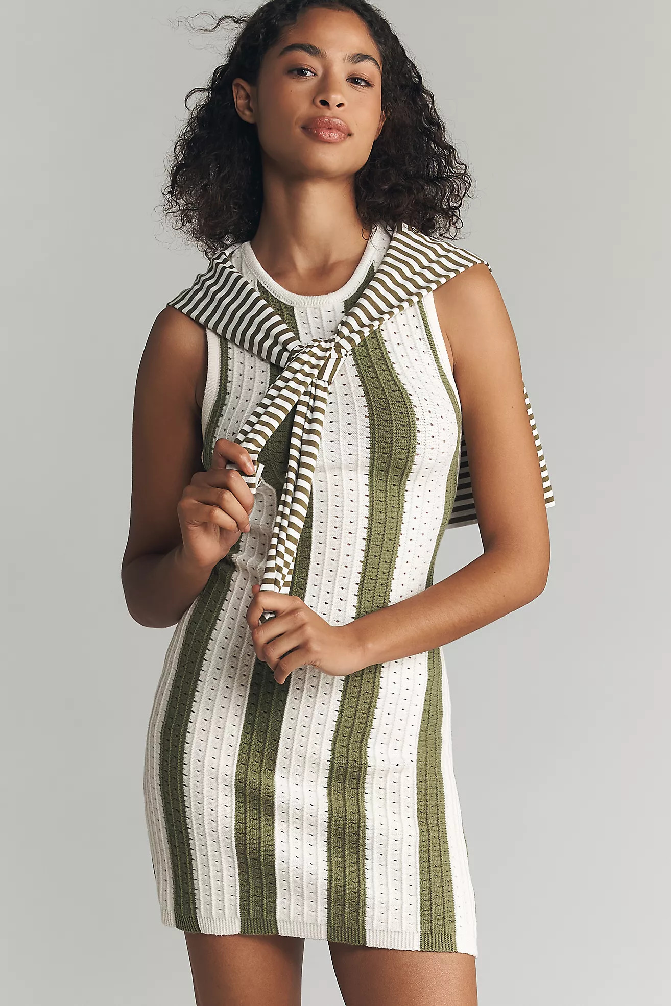Daily Practice Striped Knit Mini Dress | Anthropologie (US)