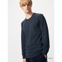Uniqlo - Heattech Ultra Warm Thermo-longsleeve (ronde Hals) - Navy - XL | Uniqlo NL