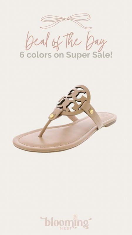 Deal of the day! Comes in 6 great colors. 

THEBLOOMINGNEST Tory Burch sandals slides flip flops neutral black brown Walmart 

#LTKSeasonal #LTKShoeCrush #LTKStyleTip