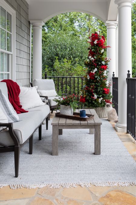 Red berry and magnolia green Christmas tree decor! Christmas porch decor with traditional red and green!


#LTKhome #LTKHoliday #LTKSeasonal
