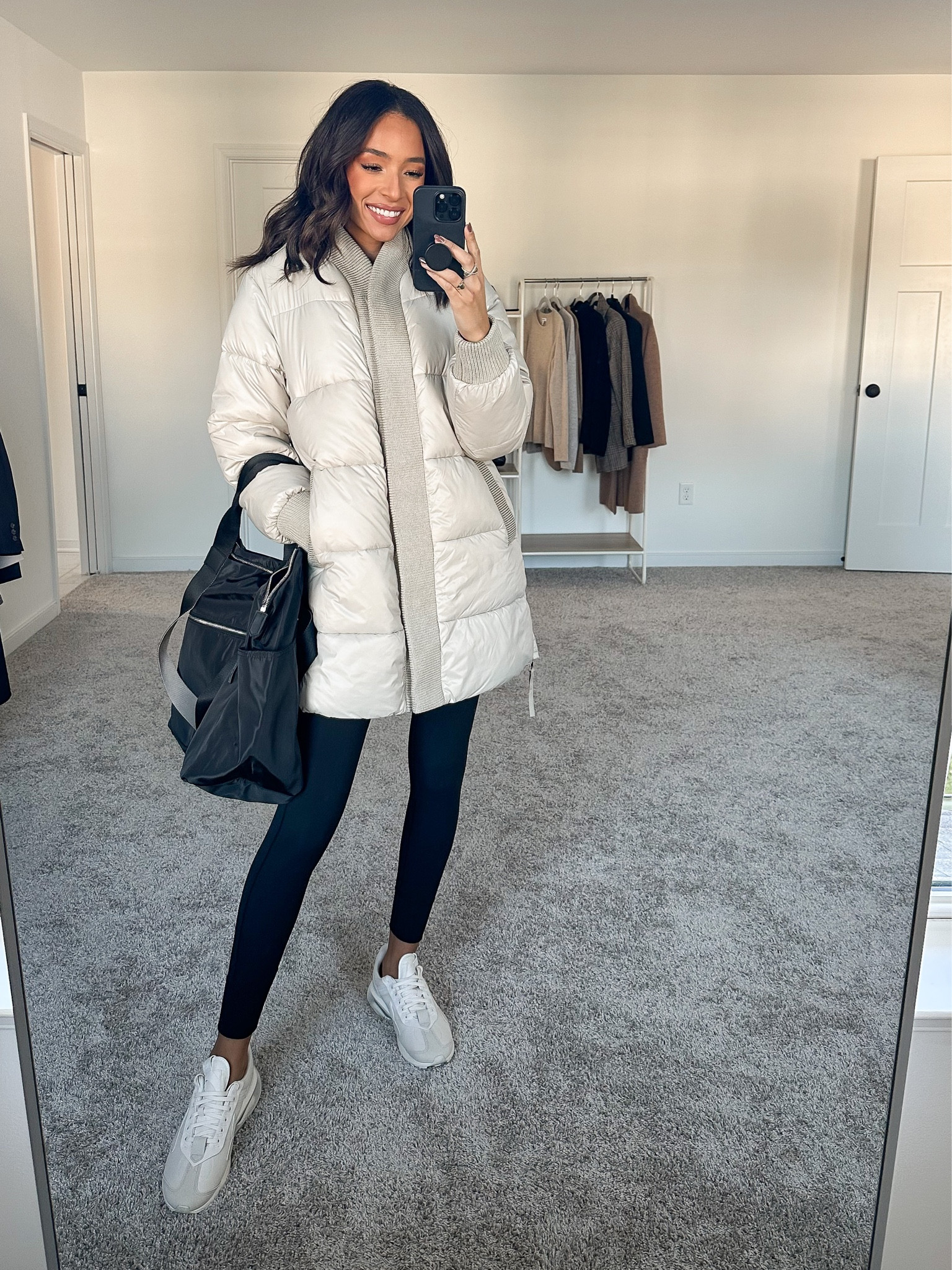 Size S in puffer coat, S in super high waist black leggings, weekend bag in black 







Athleisure outfit
Cold weather outfit
Travel outfit
Comfy outfit
Casual outfit
Weekend outfit
Puffer coat
Leggings outfit
Weekend bag
Travel bag

#LTKtravel #LTKfit #LTKstyletip
