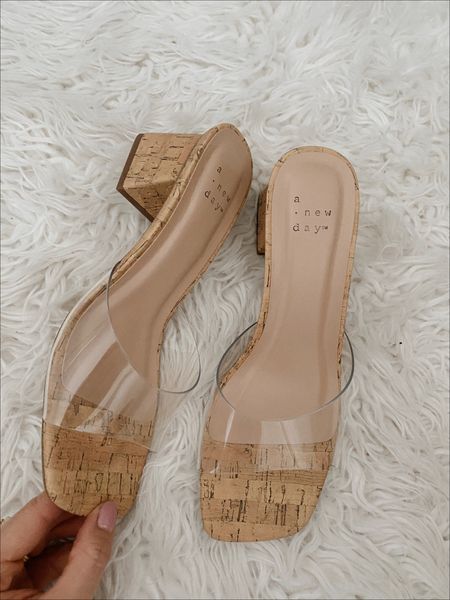 These sandals are so chic and comfy!! Sandals, clear sandals, target style, target spring shoes, heeled sandals

#LTKFind #LTKshoecrush #LTKunder50