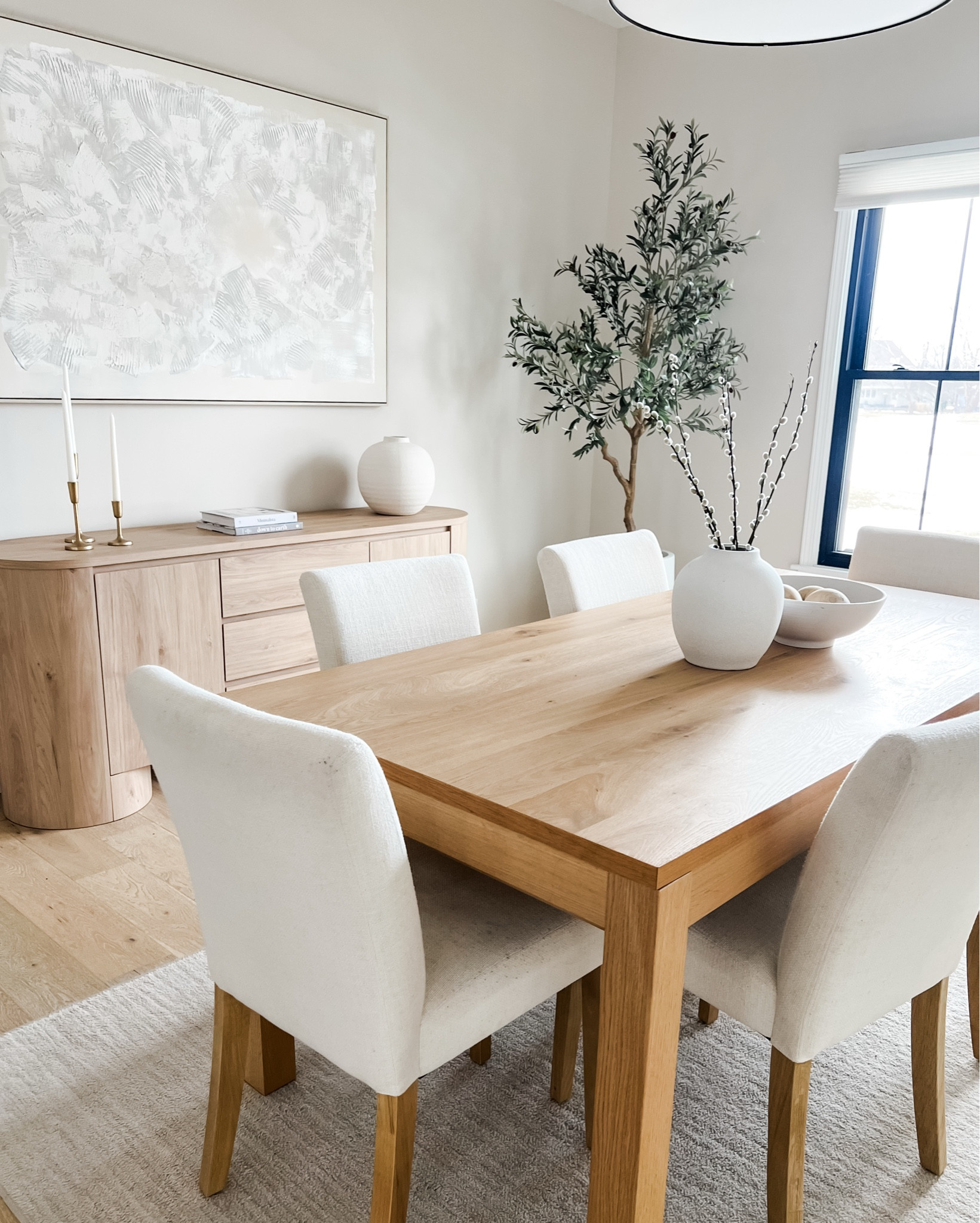 New sideboard, same neutral mood 🤍
Soft texture. Warm wood. Calm layers. 

#LTKOver40 #LTKHome