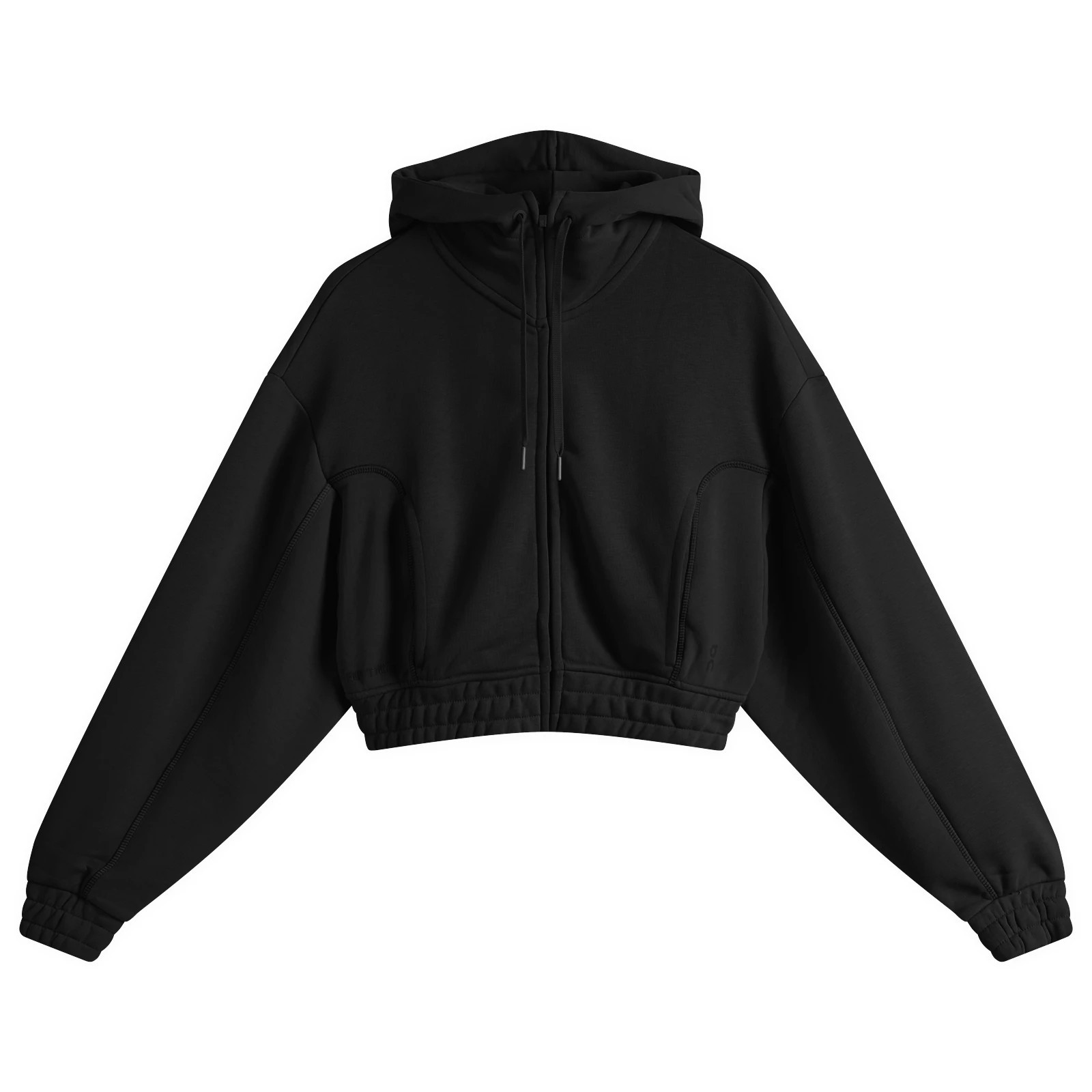 ON Women's x FKA Twigs Club Cropped Hoodie in Black, Size X-Small | END. Clothing