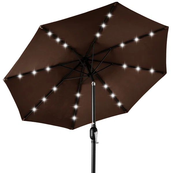 Shearer 10' Lighted Market Umbrella | Wayfair Professional