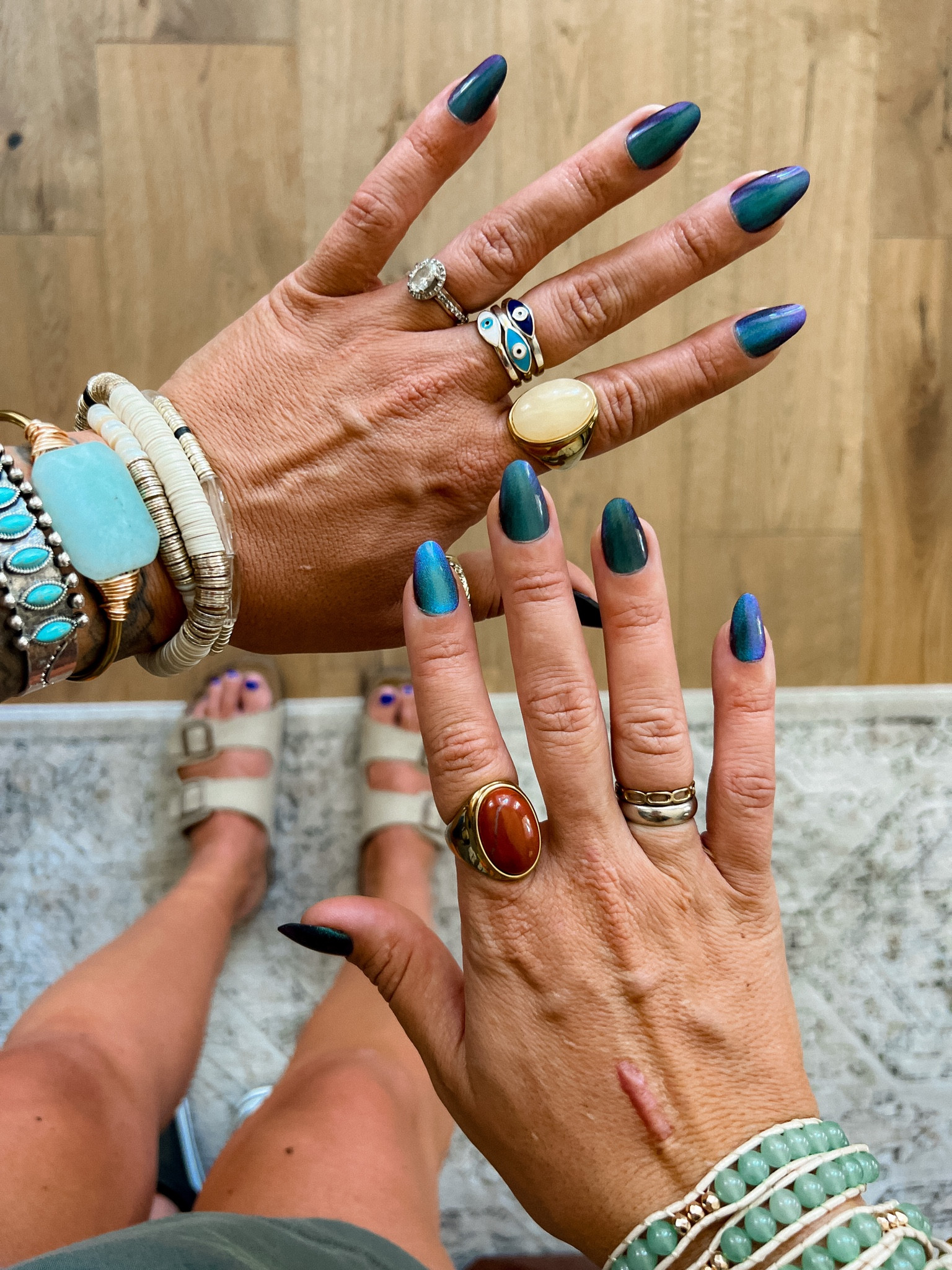 Press on nails and wrist candy!
My two large rings are coming soon!


#LTKunder50 #LTKsalealert #LTKstyletip
