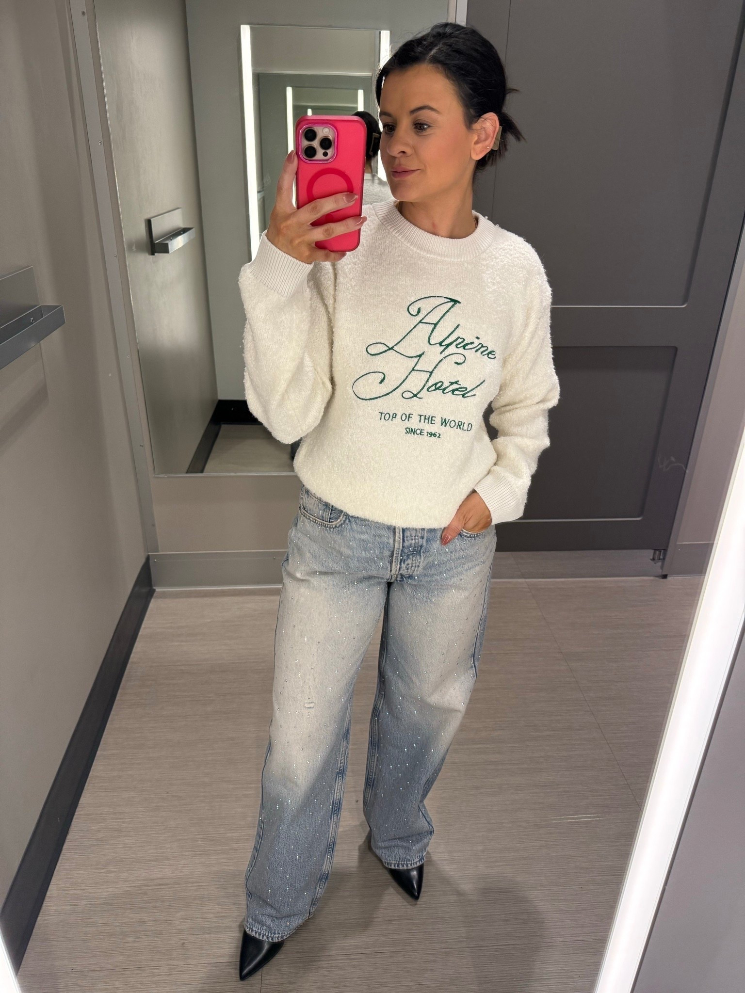 Top: Medium 
Bottoms: size 64


#LTKootd #LTKGiftGuide #LTKHoliday